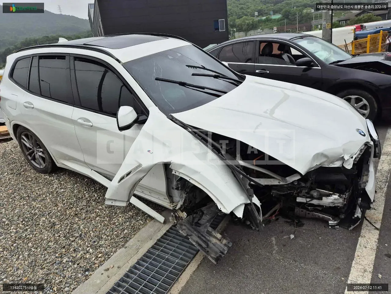 Photo 2 of 12: 2021 BMW X3 xDrive20d, VIN WBAUZ3102M9F68579 — Korean insurance auction