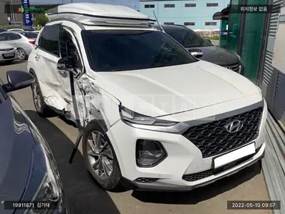 Photo 1 of 28: 2020 Hyundai Santa Fe, VIN KMHS281ABLU294620 — Korean insurance auction