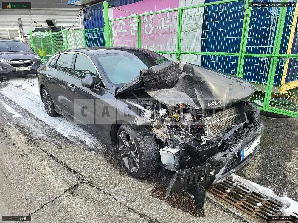 Photo 2 of 10: 2021 Kia K5 Hybrid, VIN KNAG541JBNA021595 — Korean insurance auction