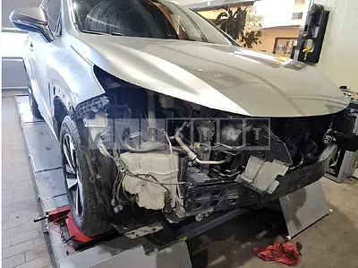 Photo 1 of 10: 2019 Lexus NX300h, VIN JTJBJRBZ3K2119994 — Korean insurance auction