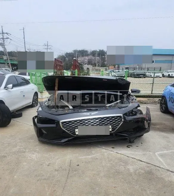 Photo 2 of 51: 2018 Genesis G70 2.0T, VIN KMTG341ADKU031859 — Korean insurance auction