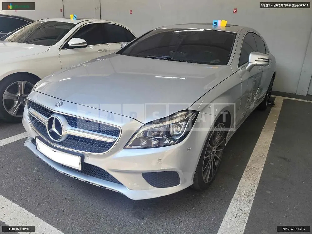 Photo 2 of 20: 2015 Mercedes-Benz CLS250 BlueTec 4Matic, VIN WDDLJ9HB6FA142401 — Korean insurance auction