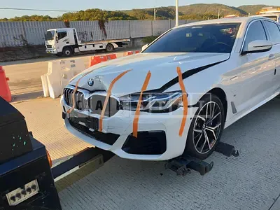 Photo 1 of 12: 2021 BMW 530i xDrive, VIN WBA31BJ02MCG11446 — Korean insurance auction