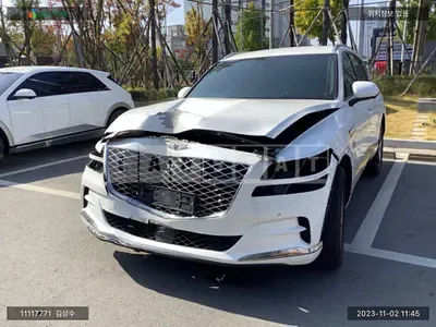 Photo 1 of 15: 2022 Genesis GV80, VIN KMTHA81BBNU114884 — Korean insurance auction