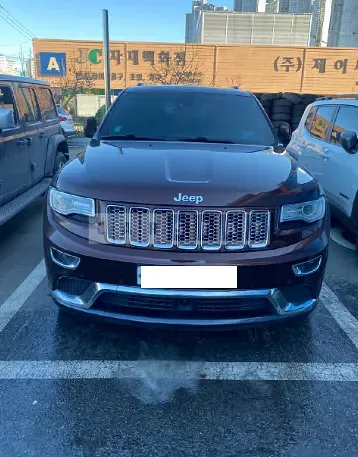 Photo 2 of 16: 2015 Jeep Straw Grand Cherokee, VIN 1C4RJFJM4FC621953 — Korean insurance auction