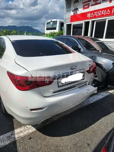 Photo 1 of 10: 2016 Infiniti Q50 2.2d, VIN JNKDV71EXGM551737 — Korean insurance auction