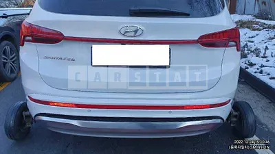 Photo 1 of 10: 2021 Hyundai Santa Fe, VIN KMHS581HGMU322831 — Korean insurance auction