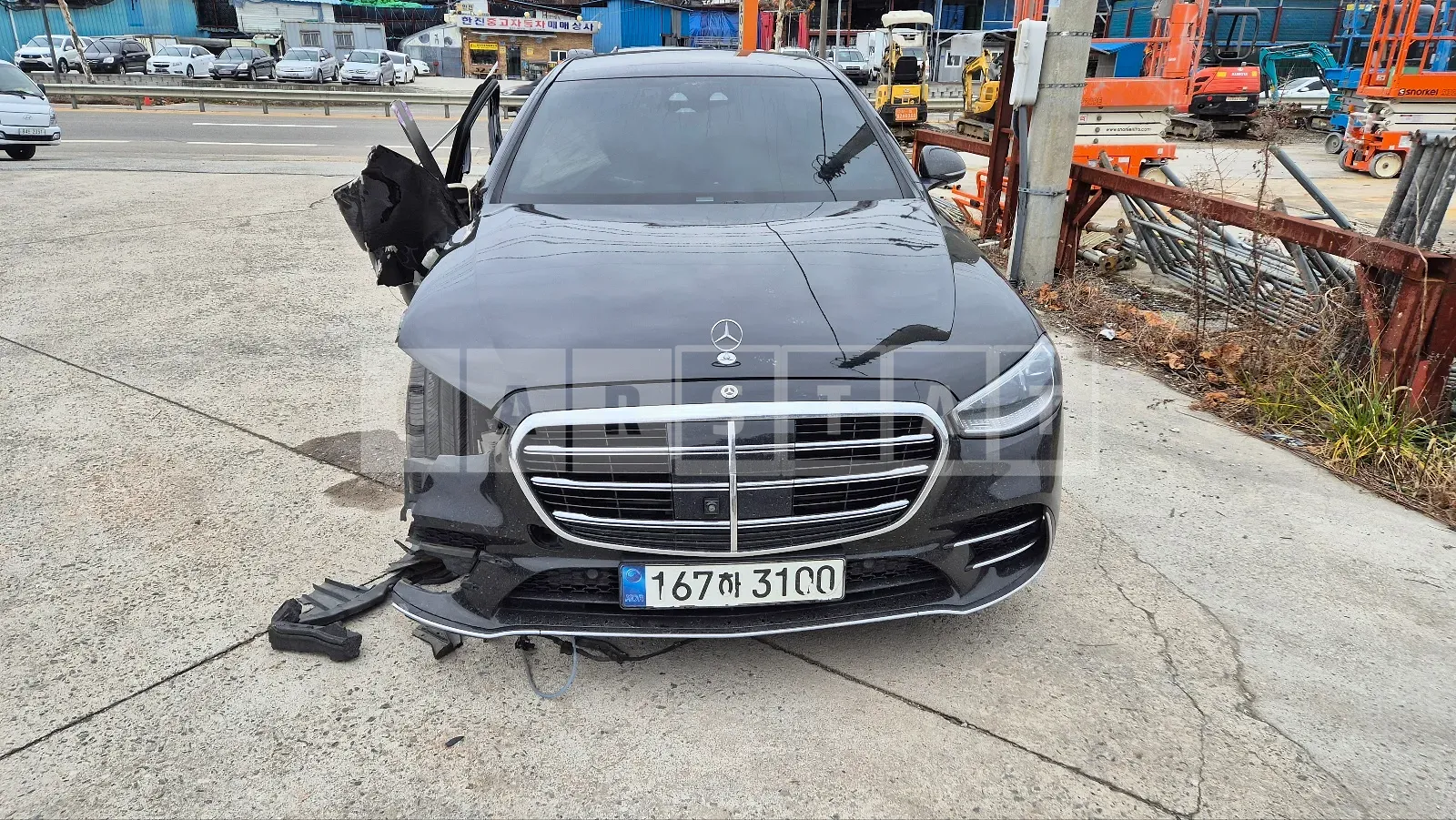 Photo 2 of 12: 2022 Mercedes-Benz S400 d 4Matic, VIN W1K6F3DB8NA114700 — Korean insurance auction