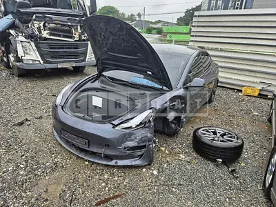 Photo 1 of 26: 2022 Tesla Model 3 Long Range, VIN 5YJ3E1EB4NF377356 — Korean insurance auction