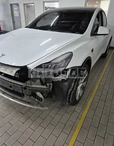 Photo 1 of 9: 2021 Tesla Model Y Standard Range — Korean insurance auction