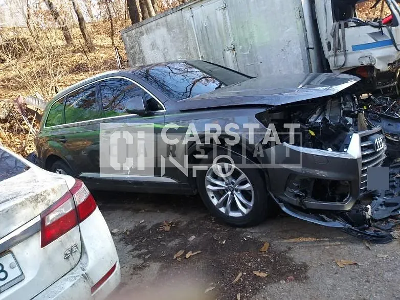 Photo 2 of 15: 2019 Audi Q7 45 TFSI quattro, VIN WAUZZZ4M3KD041049 — Korean insurance auction