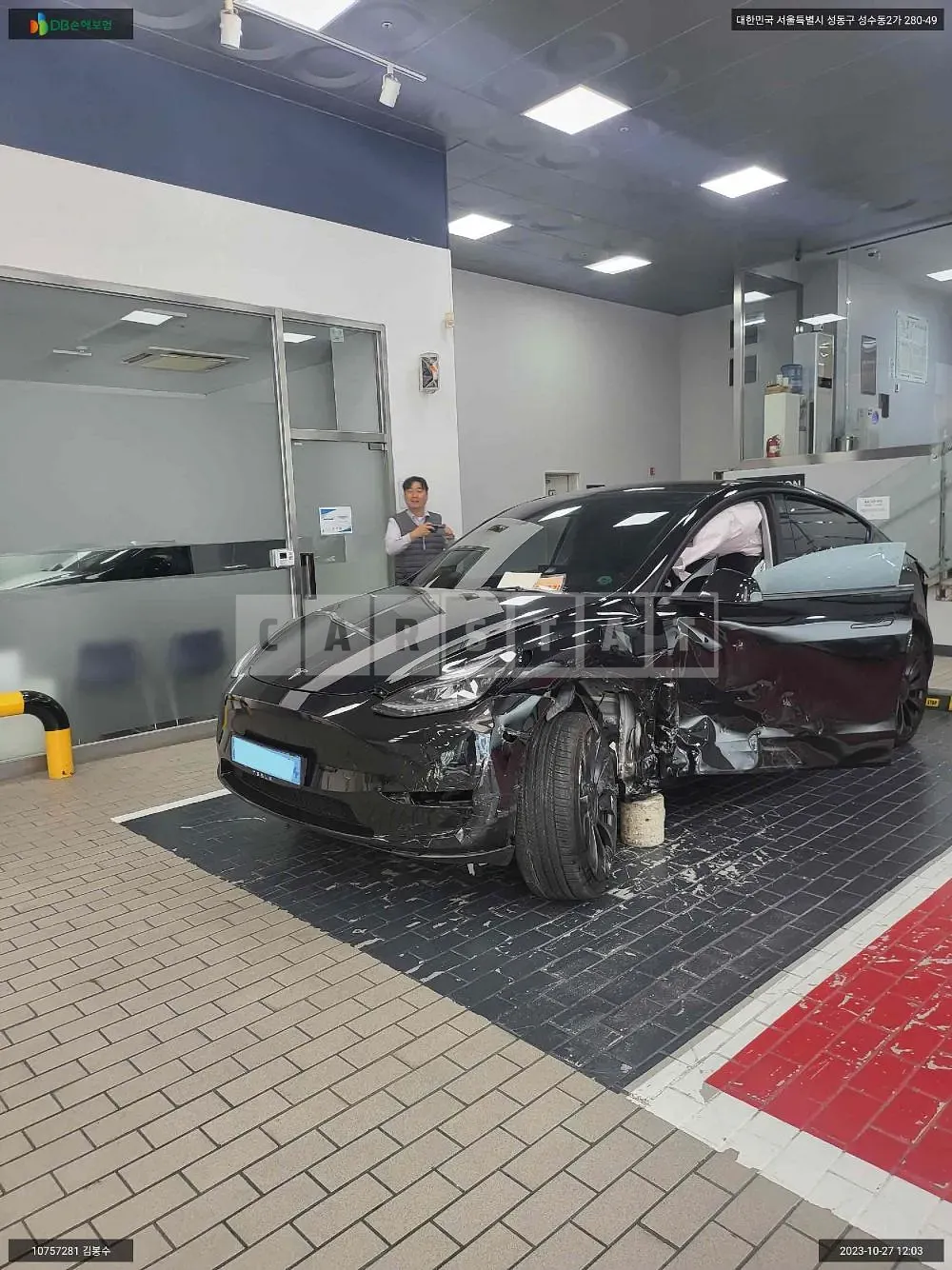 Photo 2 of 29: 2023 Tesla Model Y Performance, VIN 7SAYGDEF3PF642603 — Korean insurance auction