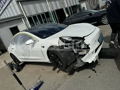 Photo 1 of 1: 2019 Tesla Model 3 Long Range — Korean insurance auction