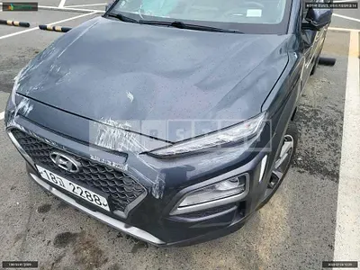 Photo 1 of 9: 2018 Hyundai Kona, VIN KMHK4815GJU138084 — Korean insurance auction