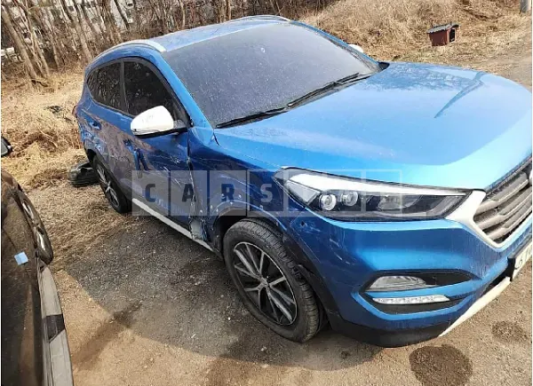 Photo 2 of 8: 2016 Hyundai Tucson, VIN KMHJ3815GGU148766 — Korean insurance auction