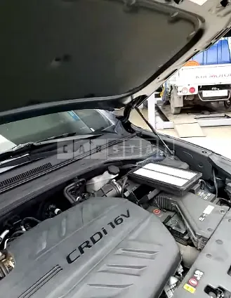Photo 2 of 12: 2019 Hyundai Santa Fe, VIN KMHS581BDKU127306 — Korean insurance auction