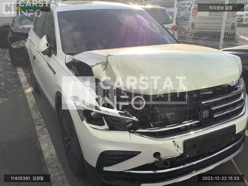 Photo 2 of 14: 2022 Volkswagen Tiguan 2.0 TDI, VIN WVGZZZ5NZNW071294 — Korean insurance auction
