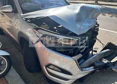 Photo 1 of 8: 2016 Hyundai Tucson, VIN KMHJ3815GGU009531 — Korean insurance auction