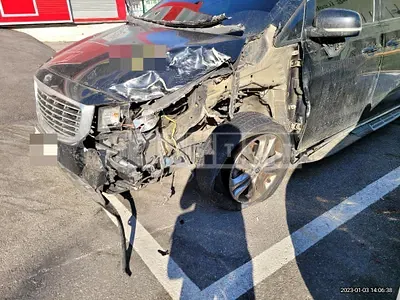 Photo 1 of 5: 2015 Kia Carnival, VIN KNHMF37ABFS057664 — Korean insurance auction