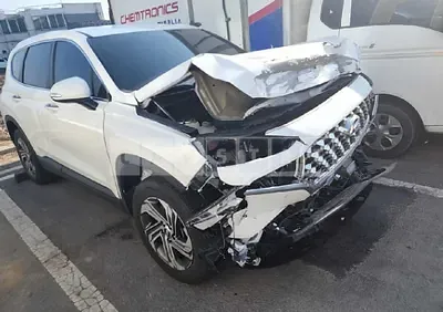 Photo 1 of 28: 2022 Hyundai Santa Fe, VIN KMHS281LGNU446410 — Korean insurance auction