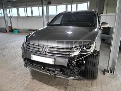 Photo 1 of 19: 2015 Volkswagen Touareg 3.0 TDI, VIN WVGZZZ7PZFD010668 — Korean insurance auction