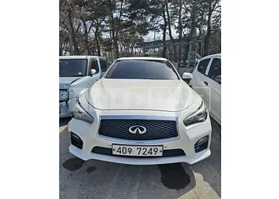Photo 1 of 16: 2016 Infiniti Q50S Hybrid, VIN JNKAV71E6GM580526 — Korean insurance auction