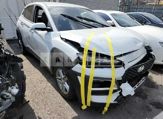 Photo 2 of 15: 2019 Hyundai Kona, VIN KMHK4815GKU365284 — Korean insurance auction