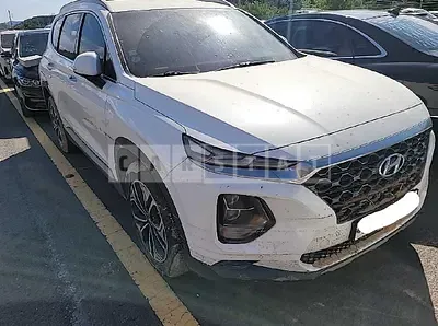 Photo 1 of 12: 2019 Hyundai Santa Fe, VIN KMHS381BBKU177894 — Korean insurance auction