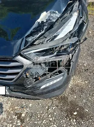 Photo 2 of 11: 2016 Hyundai Tucson, VIN KMHJ381ABGU031254 — Korean insurance auction
