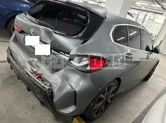 Photo 2 of 10: 2022 BMW M135i xDrive, VIN WBA7L1100N7L24703 — Korean insurance auction