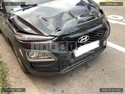 Photo 1 of 18: 2019 Hyundai Kona, VIN KMHK4815GKU346761 — Korean insurance auction