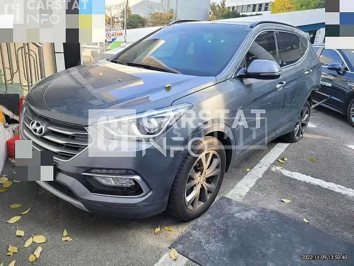 Photo 2 of 9: 2017 Hyundai Santa Fe 2.2 — Korean insurance auction