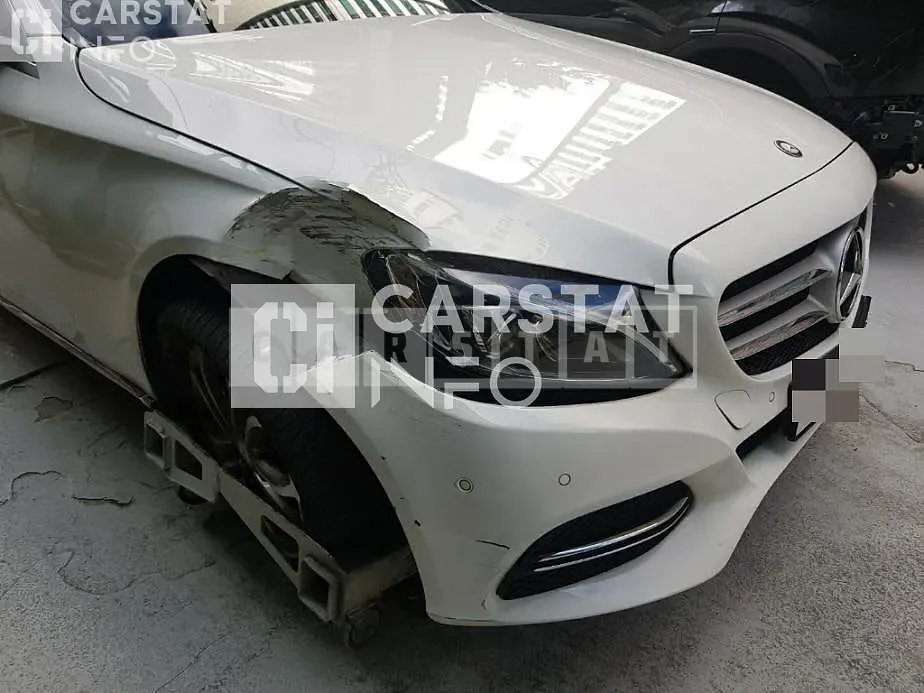 Photo 2 of 7: 2015 Mercedes-Benz C220 BlueTec, VIN WDDWF0EB6FF083478 — Korean insurance auction
