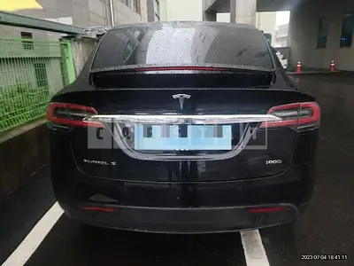 Photo 1 of 20: 2019 Tesla Model X 100d, VIN 5YJXCAE21KF146983 — Korean insurance auction