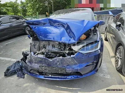 Photo 1 of 56: 2023 Tesla Model X AWD — Korean insurance auction