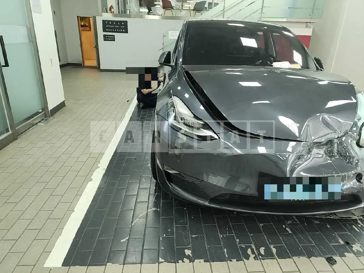 Photo 2 of 40: 2021 Tesla Model Y Long Range — Korean insurance auction