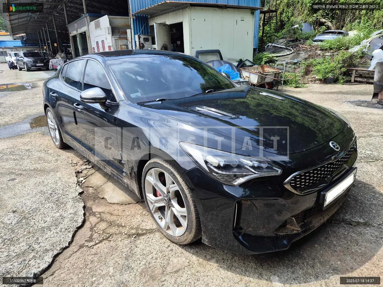 Photo 2 of 10: 2018 Kia Stinger, VIN KNAE351BBJS009248 — Korean insurance auction