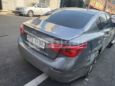 Photo 1 of 21: 2017 Infiniti Q50S Hybrid, VIN JNKAV71E1GM580398 — Korean insurance auction