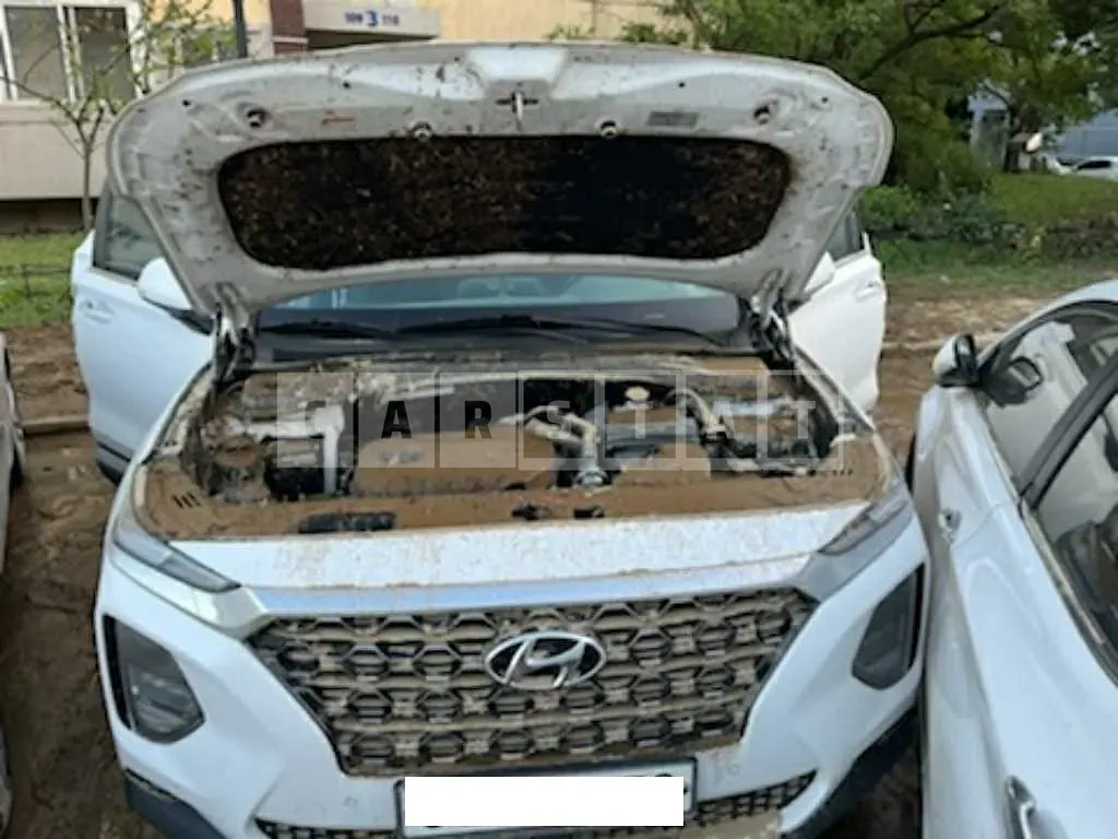Photo 2 of 4: 2020 Hyundai Santa Fe, VIN KMHS281ABLU240212 — Korean insurance auction