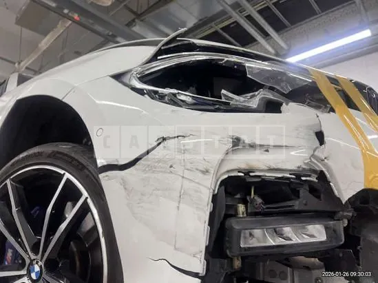 Photo 2 of 30: 2021 BMW 330e, VIN WBA5P7104MFL36565 — Korean insurance auction
