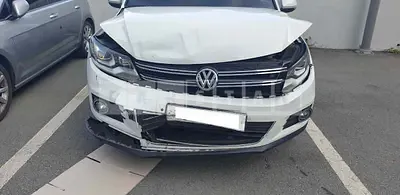 Photo 1 of 18: 2015 Volkswagen Tiguan 2.0 TDI, VIN WVGZZZ5NZFW597310 — Korean insurance auction