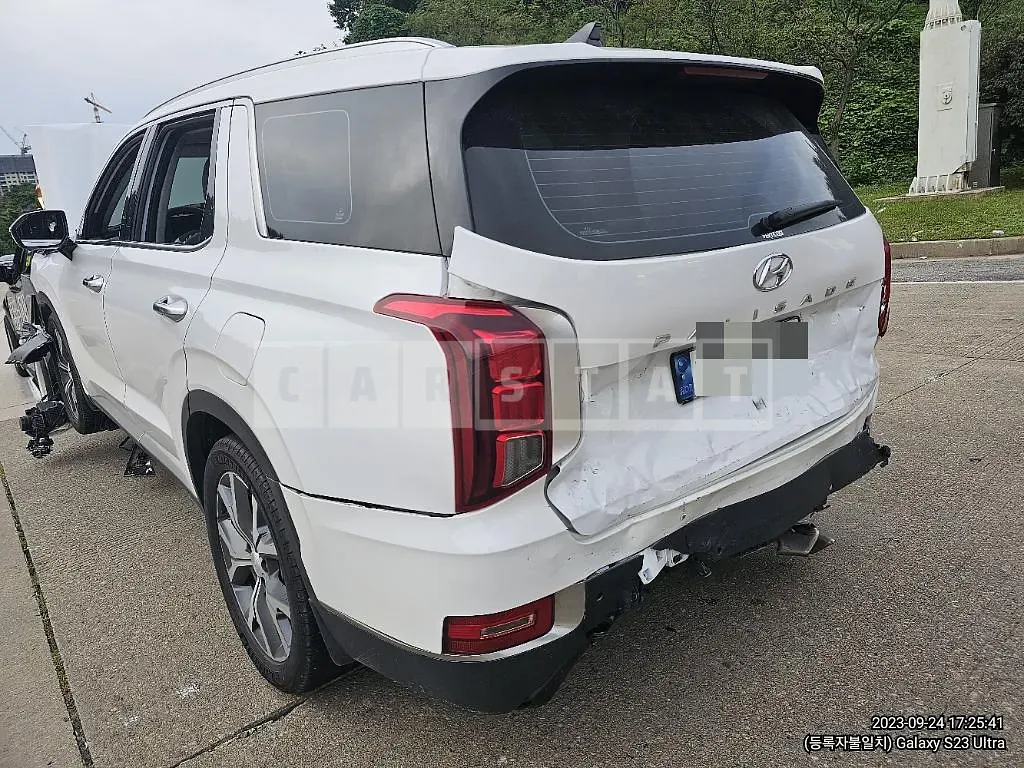 Photo 2 of 9: 2021 Hyundai Palisade 3.8, VIN KMHR381EBNU391374 — Korean insurance auction