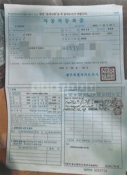 Photo 2 of 7: 2020 Kia Sorento — Korean insurance auction