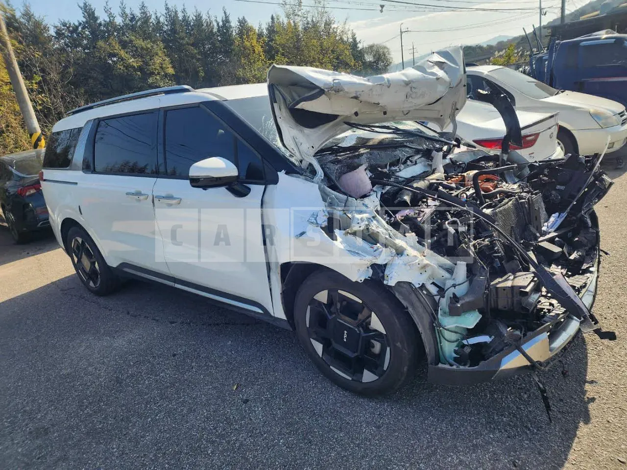 Photo 2 of 10: 2024 Kia Carnival Hybrid, VIN KNANC81ABRS007969 — Korean insurance auction