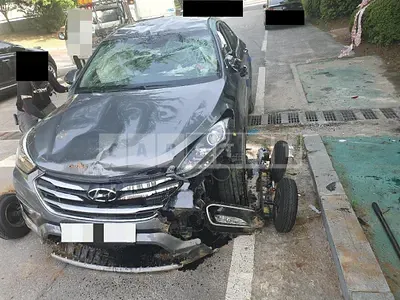 Photo 1 of 6: 2017 Hyundai Santa Fe DM 2.0 — Korean insurance auction