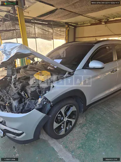 Photo 1 of 6: 2016 Hyundai Tucson, VIN KMHJ581ABHU213705 — Korean insurance auction