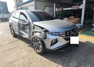 Photo 1 of 14: 2021 Hyundai Tucson, VIN KMHJE811BMU005432 — Korean insurance auction