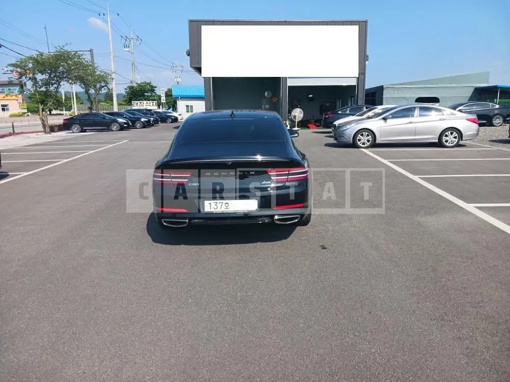 Photo 2 of 8: 2021 Genesis G80, VIN KMTGC41DDMU084632 — Korean insurance auction