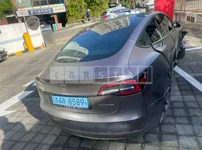 Photo 1 of 20: 2021 Tesla Model 3 Long Range, VIN 5YJ3E1EB3MF024945 — Korean insurance auction