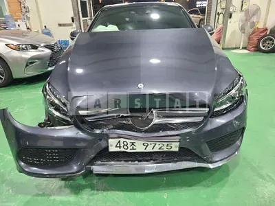 Photo 1 of 16: 2015 Mercedes-Benz C250 BlueTec 4Matic, VIN WDDWF0KB6FF130609 — Korean insurance auction
